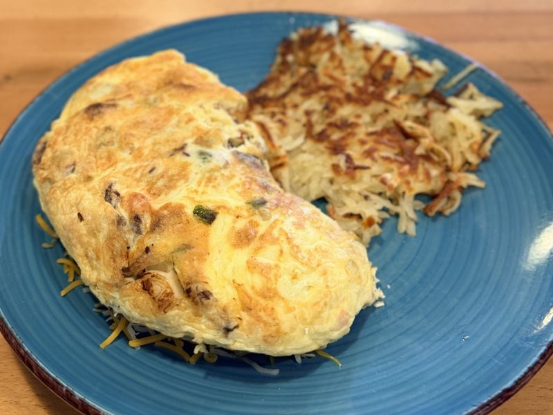 Philly Steak Omelet as served at Sunview Cafe Anna