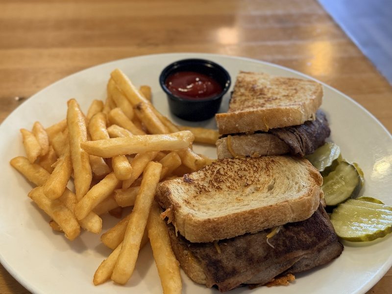 Sourdough Beef Melt as served at Sunview Cafe Anna